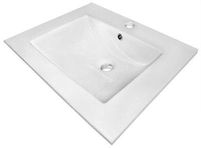 Kerra Calpe inbouw wastafel 61x46,5cm wit Kerra Calpe inbouw wastafel 61x46,5cm wit