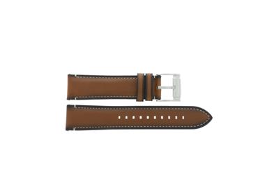 Horlogeband Fossil ME1161 Leder Bruin 22mm