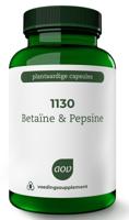 AOV 1130 Betaine pepsine 120 Vegetarische capsules - thumbnail