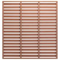 Schuttingpaneel 180x180 cm HKC bruin - thumbnail