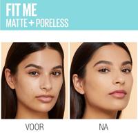 Maybelline Fit Me Matte + Poreless Foundation - 250 Sun Beige - Medium Dekkende Foundation met Matte Finish voor de Normale tot Vette Huid - 30 ml - thumbnail