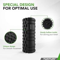 Tunturi Foam roller l 33 cm l Ø 14 cm l zwart - thumbnail