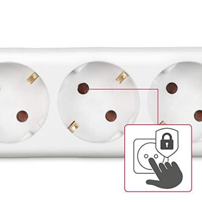 Hama STEKKERDOOS 6-VOUDIG MET SCHAKELAAR 5 METER Desktop accessoire Wit - thumbnail