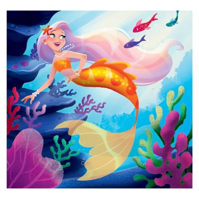 Clementoni legpuzzel super color vierkant fantasie, 3x48st. Clementoni legpuzzel super color vierkant fantasie, 3x48st.