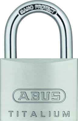 ABUS Cilinderhangslot | breedte slotlichaam 40 mm | Titalium verschillendsluitend | 1 stuk - 79474 79474