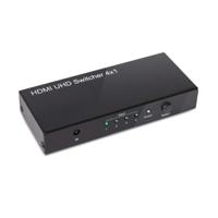 Club 3D hdmi 2.0 uhd switchbox 4 ports adapter (zwart, csv-1370) - thumbnail