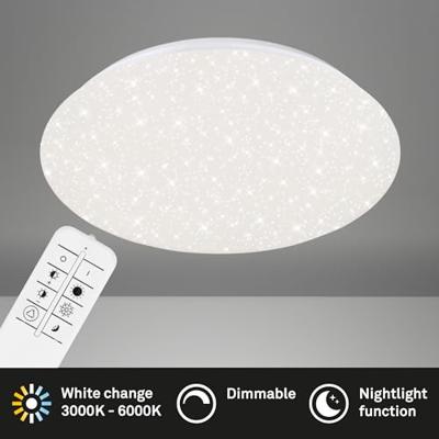 Briloner LED-plafondlamp met sterreneffect (48 cm diameter) Briloner LED-plafondlamp met sterreneffect (48 cm diameter)