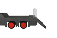 ABC teddi trucker transporter met raceauto - thumbnail