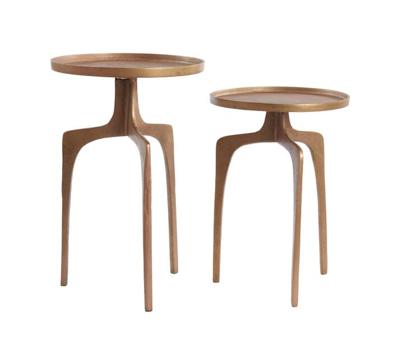 Light & Living Bijzettafel 'Pano' Set van 2 stuks, kleur Brons Light & Living Bijzettafel 'Pano' Set van 2 stuks, kleur Brons