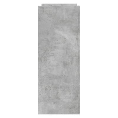 Wandtafel 100x35x90 cm bewerkt hout betongrijs