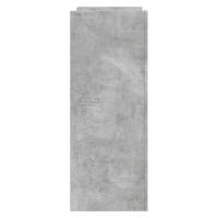 Wandtafel 100x35x90 cm bewerkt hout betongrijs - thumbnail