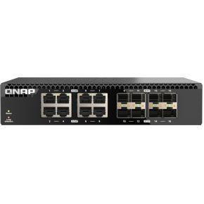 QNAP QSW-3216R-8S8T netwerk-switch Unmanaged L2 10G Ethernet (100/1000/10000) Zwart QNAP QSW-3216R-8S8T netwerk-switch Unmanaged L2 10G Ethernet (100/1000/10000) Zwart