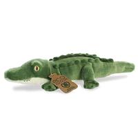 Eco Nation Pluchen knuffel - alligator - 36 cm - thumbnail