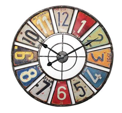 Wandklok 60 cm Analoog Multi