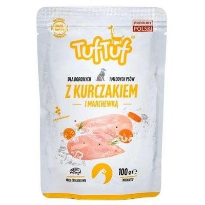 TUF TUF with chicken and carrot - natvoer voor honden - 100g