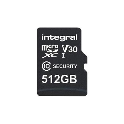 Integral 512 GB Security Camera microSD-kaart voor Dash Cams, Home Cams, CCTV, Body Cams & Drones - INMSDX512G10SE