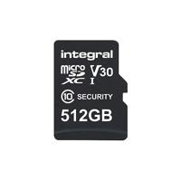 Integral 512 GB Security Camera microSD-kaart voor Dash Cams, Home Cams, CCTV, Body Cams & Drones - INMSDX512G10SE - thumbnail
