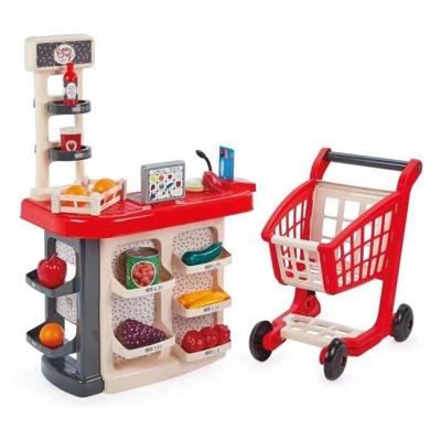 Ecoiffier 100% chef winkelbalie en winkelwagen - 20dlg.