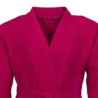 Vossen Vossen Unisex badjas ROM Pique-U cranberry XL - thumbnail