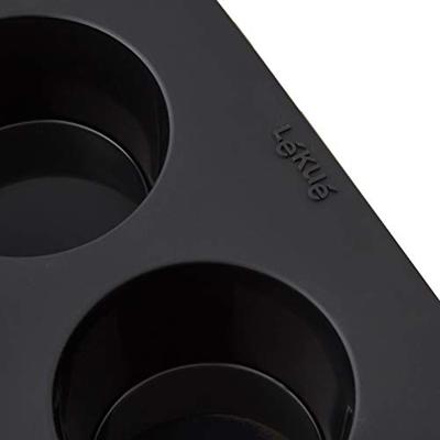 LEKUE - Bakken - Bakvorm 6 muffins zwart LEKUE - Bakken - Bakvorm 6 muffins zwart