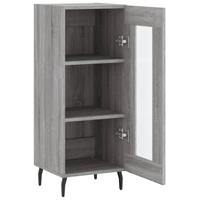 Dressoir 34,5x34x90 cm bewerkt hout grijs sonoma eikenkleurig - thumbnail