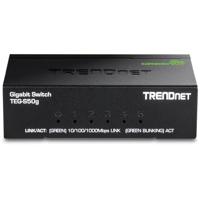 TRENDnet TEG-S50G GREENnet Switch, TEG-S5g zwart metaal. 5-Port - thumbnail