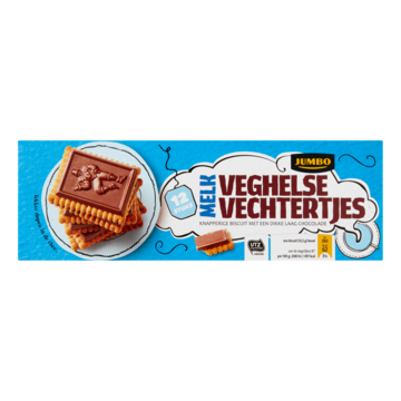 Jumbo Veghelse Vechtertjes Melkchocolade Koekjes 12 Stuks 150 g
