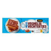 Jumbo Veghelse Vechtertjes Melkchocolade Koekjes 12 Stuks 150 g - thumbnail