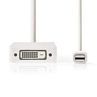 Nedis CCGB37465WT02 Mini Displayport-adapterkabel, Multiport Mini-displayport Male - Vga Female + Dvi-d 24+1-pins Female + Hdmi™-ingang 0,2 M Wit - thumbnail