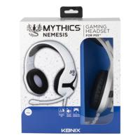 Konix NEMESIS PS5 HEADSET Over Ear headset Kabel Stereo Zwart/wit Volumeregeling Gamen - thumbnail