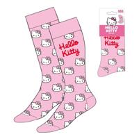 Sanrio Socks Hello Kitty Face Pink 36-43 - thumbnail