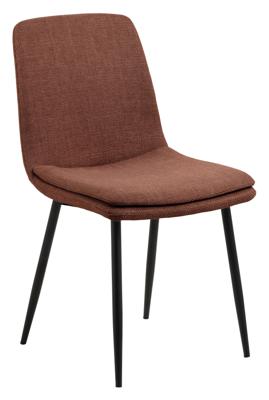 Bendt Eetkamerstoel 'Tronier' Structuurstof, kleur Terracotta Bendt Eetkamerstoel 'Tronier' Structuurstof, kleur Terracotta