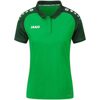 JAKO 6322D Polo Performance Dames - Zachtgroen/Zwart - 44