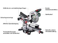 Metabo 614254650 Accu-kapzaag Incl. 2 accus, Incl. lader 254 mm 30 mm - thumbnail