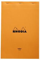 Schrijfblok Rhodia A4 lijn 80 vel 80gr geel - thumbnail