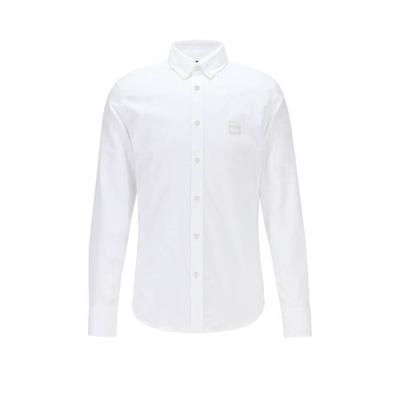 BOSS Casual slim fit overhemd Mabsoot wit BOSS Casual slim fit overhemd Mabsoot wit