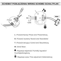 Orno Badkamer - Toilet ventilator wit 100mm + timer - 8611010 - thumbnail