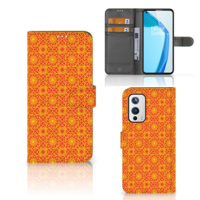 OnePlus 9 | Telefoon Hoesje | Batik Oranje - thumbnail