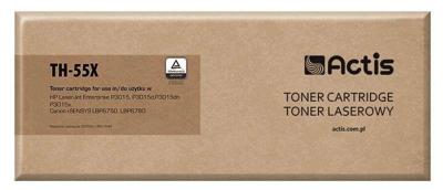 Actis Tonercartridge TH-55X (vervangt HP 55X CE255X, Canon CRG-724H; standaard; 12500 pagina's; zwart)