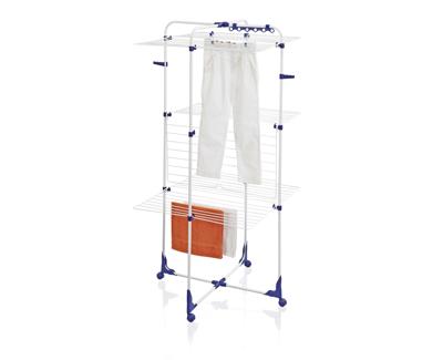 Leifheit 81455 Classic Tower 340 Droogtoren 146x69x73 cm Blauw/Wit