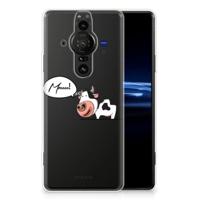 Sony Xperia Pro-I Telefoonhoesje met Naam Cow - thumbnail