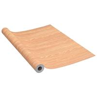 VidaXL Deurfolies zelfklevend 2 st 210x90 cm pvc esdoornkleurig - thumbnail