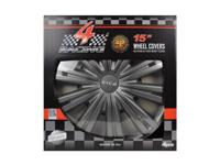 Carpoint wieldoppen Giga 15 inch ABS antraciet set van 4 - thumbnail