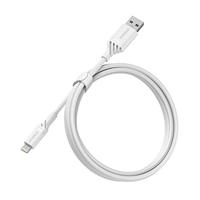 OtterBox Versterkte USB-A naar Lightning Cable, MFi Certified, Oplaadkabel voor iPhone en iPad, Ultra-robuust, Bend en Flex getest, 1m, Wit - thumbnail