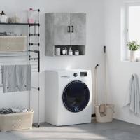 Wandkast 60x31x70 cm bewerkt hout betongrijs - thumbnail