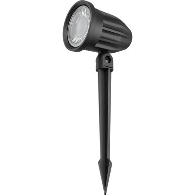 LED Prikspot - Brinton Luxara - IP65 Waterdicht - Lichtkleur Groen - Zwart