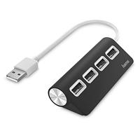 Hama 00200119 interface hub USB 2.0 480 Mbit/s Zwart - thumbnail