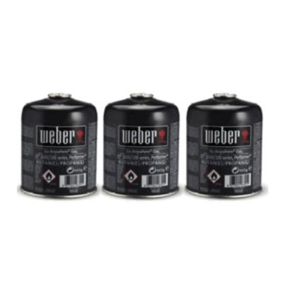 Weber driepak Gasbusjes