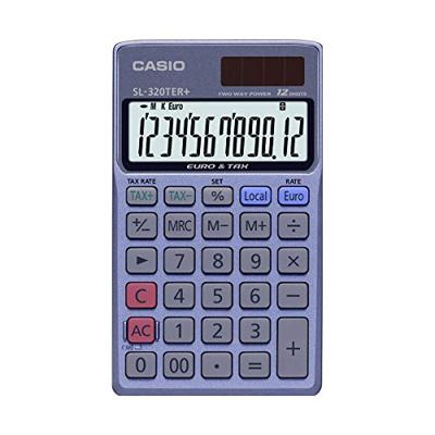 Casio SL-320TER+ calculator Pocket Basisrekenmachine Blauw