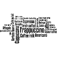 Frappuccino - Muursticker - thumbnail